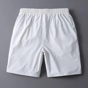 The New Listing Customized Logo White Quick Dry Men's Casual Sporty Athletic <b>Elastic</b> Waist Drawstring Breathable Men's Shorts - Product Image 2
