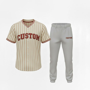 Tenue de baseball personnalisée 2025 – Impression numérique, respirante, séchage rapide, grandes tailles, ensemble d'entraînement unisexe pour adultes, vente en gros de vêtements de sport - Product Image 1