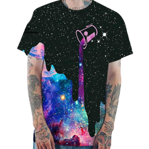 เสื้อซับลิเมชั่นคุณภาพสูง พิมพ์ลายตามสั่ง เสื้อยืดโพลีเอสเตอร์สำหรับผู้ชาย วิ่ง ออกกำลังกาย รับผลิตแบบ OEM ODM ขายส่ง - Product Image 3