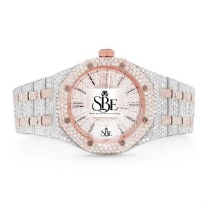 Reloj de Diamantes Moissanite de Lujo para Hombre de la Mejor Calidad, Ideal para Regalos de Compromiso, Fiestas y Looks de Alta Costura, Disponible para la Venta - Product Image 1