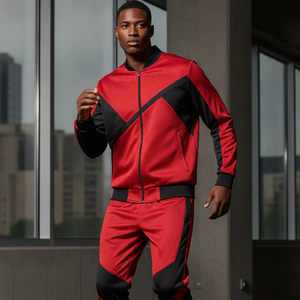 Ensemble de survêtement polaire pour homme OEM ODM, chaud et épais pour l'hiver, avec sweat à capuche et pantalon de jogging en coton lourd, idéal pour le sport - Product Image 5