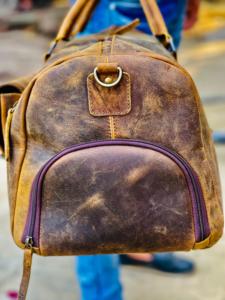 Sac de voyage en cuir de qualité supérieure fait main pour les voyages, la salle de sport et les aventures de week-end, design durable, grande capacité, respectueux de l'environnement - Product Image 6