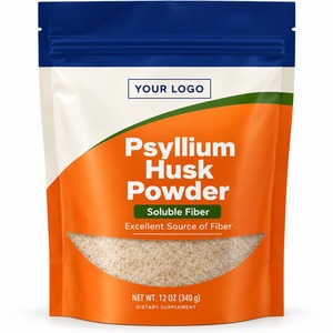 Polvo de Cáscara de Psyllium de Marca Privada, Suplemento Dietético de Fibra Natural Soluble, Promueve la Digestión, Empaque a Granel OEM/ODM - Product Image 1