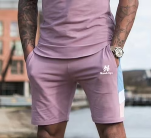 Conjunto de Camiseta y Pantalones Cortos de Verano de Alta Calidad, Estilo Vintage, Algodón, Unisex, Logotipo Personalizado, Ecológico, Color Personalizado - Product Image 4
