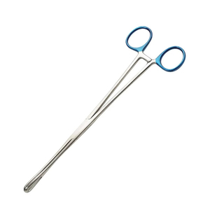Pinzas de acero inoxidable alemanas de alta calidad para esponjas y apósitos, pinzas curvas delgadas, juego de instrumentos manuales - Product Image 5