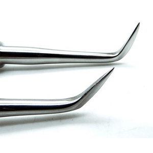 Élévateur de racines en acier inoxydable, Instruments dentaires de luxe, pointe incurvée, 1 pièce - Product Image 6