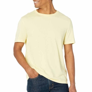 Camiseta Formal Personalizable de Alta Calidad para Hombre, 100% Algodón, Manga Corta, Cuello Redondo, Serigrafía, Anti-Pilling, Venta al Por Mayor - Product Image 2