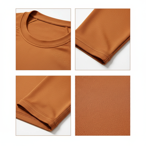 Breathable <b>Compression</b> <b>Shirt</b> Men Long Sleeve Fitness Training Apparel Wholesale - Product Image 5