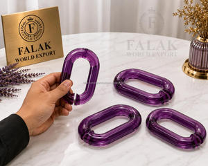 Cadena Decorativa de Resina Colorida para Colgar en la Pared, Adorno Artístico para el Hogar, Sala de Estar, Dormitorio y Decoración de Hoteles de Lujo - Product Image 4