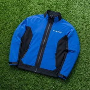 <b>Men</b> Blue <b>Black</b> Color Block <b>Windbreaker</b> Jacket Full Zip Mesh Panel Outdoor Sports Running Jacket - Product Image 6