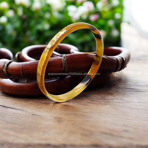 กำไลข้อมือทำมือจากเขาควายสไตล์ชนเผ่า แฟชั่นแบบดั้งเดิม - Product Image 4