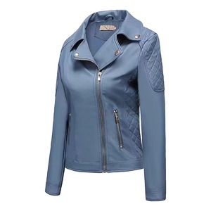 Chaqueta de Cuero Genuino para Mujer, Ligera, de Alta Calidad, Antiarrugas, Transpirable, Reversible, Impermeable, Ecológica, Invierno, 300g - Product Image 2