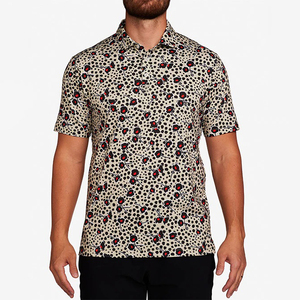 Polos de sublimation à manches courtes en coton, nouveau design, personnalisables avec logo, pour hommes, style décontracté, vente chaude - Product Image 2