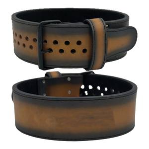 Cinturón de Cuero Vacuno con Hebilla de Palanca para Levantamiento de Pesas, Personalizable con Logotipo, Transpirable, para Gimnasio, Culturismo, Unisex, 10mm/13mm - Product Image 4