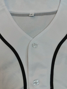 Puerto Rico Baseball Jersey Men Short Sleeve White Black <b>Gold</b> Sublimated Print <b>Button</b> Front Regular Fit All Seasons - Product Image 6