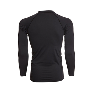 T-shirt de compression unisexe à manches longues en Spandex/Nylon 140g, respirant, avec logo personnalisé OEM, pour MMA et BJJ, options de couleurs personnalisées - Product Image 6