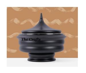 Plato de Servicio de Hierro de Diseño Ventajoso, Color Negro Clásico, Alta Calidad, OEM Personalizado, para Bodas, Hoteles, Buffets, Exhibidores de Comida - Product Image 1