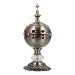 Quemador de incienso aromático indio ecológico de gran venta KW, incensario de carbón Bakhoor con diseño metálico ornamental perforado decorativo - Product Image 1