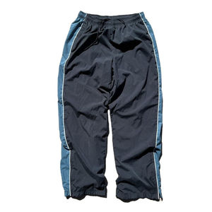 Pantalon de survêtement unisexe coupe-vent 100 % coton, design personnalisé, anti-plis, avec passepoil, imperméable, grande taille, décontracté, écologique - Product Image 1