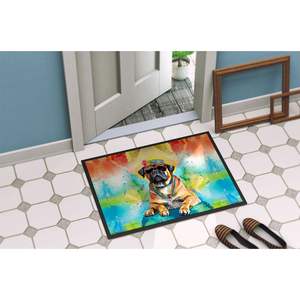Cane Corso Hippie Dawg Doormat Non Slip Washable Low Pile Indoor/<b>Outdoor</b> Entryway Rugs 24H X 36W Front Door <b>Mat</b> - Product Image 4