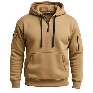 Sudadera con Capucha y Cremallera de Alta Calidad con Logotipo Personalizado para Hombre, Sudadera de Manga Larga para Gimnasio, Fabricada con Opciones de Tallas Grandes, Disponible al por Mayor - Product Image 1
