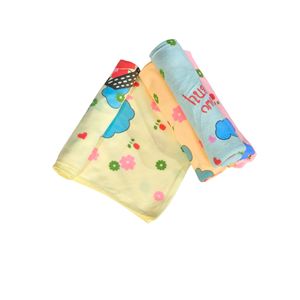 Serviette de bain pour bébé en microfibre 24x48 pouces, 168 GSM, douce, absorbante, séchage rapide, pour enfants, motif imprimé - Product Image 1