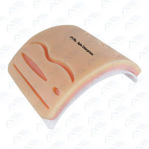 Tampon de suture chirurgicale Oem en acier inoxydable, marque privée, kit de suture pour la formation en chirurgie, instruments médicaux chirurgicaux en silicone - Product Image 6