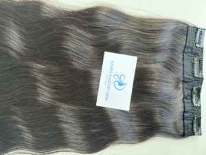 ¡Top 2025 precio barato! 100% Virgin Raw Clip-in hair Extensión humana sin costuras vietnamita sin enredos sin desprendimiento de color natural - Product Image 6