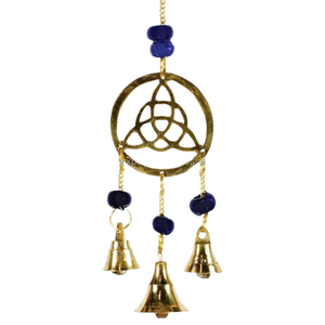 Durable Metal Wind Chime with Unique Triquetra Design Three-Bell <b>Ornaments</b> <b>for</b> <b>Garden</b> Decor - Product Image 3
