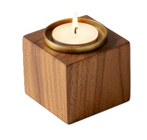 Hot Arrival Wooden <b>Tea</b> <b>Candle</b> Holder Perfect for Wedding Rustic Decor Piece and Party Decoration Customize Size Shape - Product Image 1