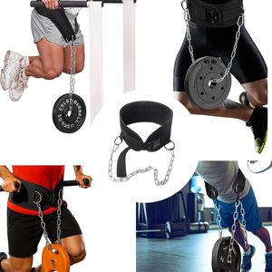 High Quality Neoprene <b>Back</b> <b>Support</b> Dip Belt for Weightlifting Workout Training New Design Wholesale Neoprene Weight Lifting Belt - Product Image 6