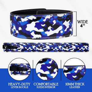 Ceinture de musculation à levier réglable pour hommes et femmes, ceinture de gym robuste avec soutien dorsal, vente en gros OEM - Product Image 3