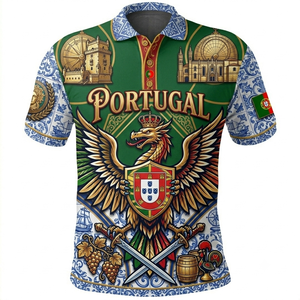 Camiseta de Polo de Fútbol Playa Personalizada, Vibrante, Sublimada, Estilo Tropical, Manga Corta, Ropa Deportiva Costera, Top de Entrenamiento - Product Image 6