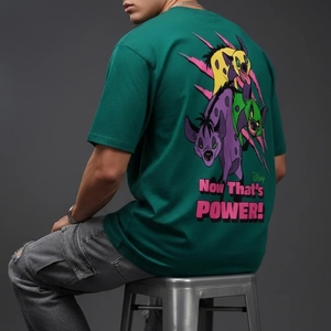 Camisetas YITE con hombros caídos y estampado personalizado, camisetas lisas de corte holgado de 250 g/m², camisetas extragrandes para hombre, 100 % algodón, camiseta básica. - Product Image 4