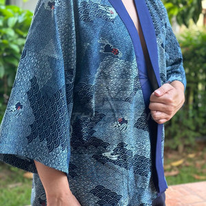 Chaqueta Kimono Japonesa de Invierno para Hombre de Alto Rendimiento, Tela Suave Lavada, Logotipo Frontal, Costuras Reforzadas, Material Premium, Servicio OEM - Product Image 6