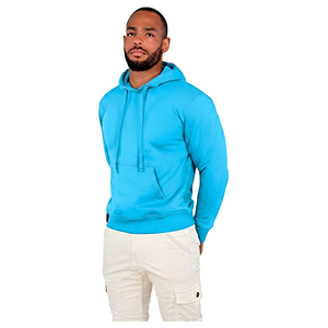 Sudadera con Capucha de Color Sólido para Hombre, Corte Regular, Informal, con Bolsillo, para Otoño - Product Image 4