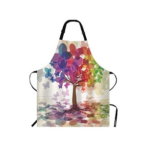 Cotton Linen <b>Kitchen</b> Apron Manufacturer Solid Colour Printed Embroidered Waist Bib Bulk OEM Private <b>Label</b> Supply - Product Image 2