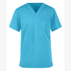 Nuevas Camisetas Médicas Unisex con Logotipo Personalizado, Cuello en V, Bolsillo de Lona, Secado Rápido, Transpirables, para Detección de Agujas, Clínica Dental - Product Image 6