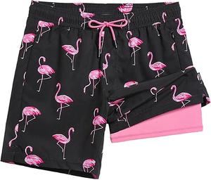 Shorts en nylon à taille élastique avec impression personnalisée, shorts décontractés pour hommes, shorts coupe-vent, vente en gros de shorts pour hommes de haute qualité - Product Image 4