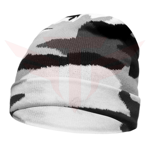 Gorro de Punto Unisex con Camuflaje, 100% Acrílico, Gorro de Invierno para Adultos, Estilo Casual para Exteriores, 56-58CM - Product Image 1