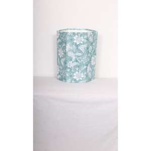 Indian Handmade Rajasthan hexagonal Rolling Cover Type Open Top Geometric <b>Pattern</b> Wood Eco Friendly Decorative dust Bin - Product Image 1