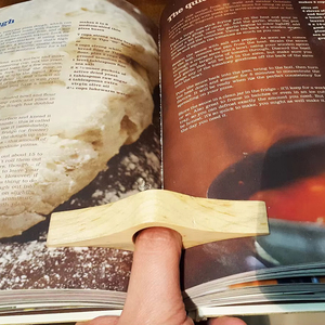 Finger Ring Reader Support <b>Book</b> Finger Holder Wooden - Product Image 1