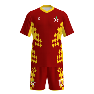 Maillot de football personnalisé MYTH STAR de qualité supérieure, tissage diamanté Royal Engineered, bordure haute visibilité, uniforme d'élite - Product Image 2