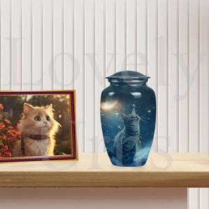 Hermosa urna de cremación para gatos, urnas para cenizas humanas, recuerdo conmemorativo decorativo para mujeres y hombres, regalo de recuerdo. - Product Image 4