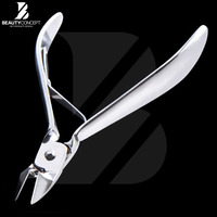 Coupe-ongles professionnels OEM personnalisés en acier inoxydable, pince à ongles ergonomique, résistante à la rouille, meilleure vente