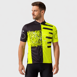 เสื้อเจอร์ซีย์ปั่นจักรยานแบบระบายอากาศได้ พิมพ์ลายชื่อทีมด้วยเทคนิคการถ่ายโอนความร้อนแบบซับลิเมชั่น ดีไซน์ล่าสุด ชุดกีฬาสำหรับมืออาชีพ ผลิตจากโพลีเอสเตอร์ - Product Image 1