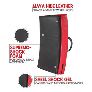 Bouclier d'entraînement au coup de pied avec design incurvé pour un meilleur contrôle, coussin de frappe durable et léger pour la boxe - Product Image 5