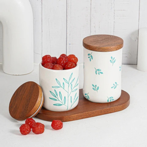 Nordic <b>Wooden</b> Food <b>Storage</b> <b>Box</b> <b>With</b> Tray Containers <b>With</b> Airtight <b>Lids</b> For Kitchen Food Preservation Stackable <b>Storage</b> <b>Box</b> - Product Image 4