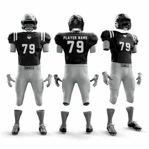 New Arrival 2026 Custom American Football Uniform Sets High Quality Polyester Fabric Short Sleeve Sports Jerseys for Youth Wear - Product Image 1