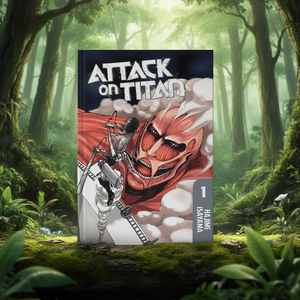 Ataque a los Titanes Volumen 1 por el autor Hajime Isayama, impresión de libro de tapa blanda personalizada. - Product Image 3